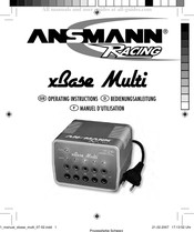 ANSMANN Racing xbase Multi Manuel D'utilisation