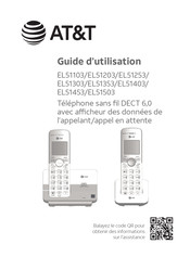 AT&T EL51203 Guide D'utilisation