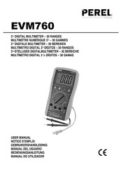 Perel Tools EVM760 Notice D'emploi
