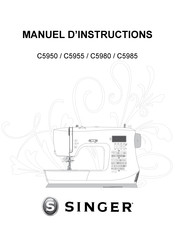 Singer C5985 Manuel D'instructions