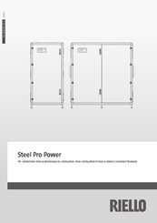 Riello STEEL PRO POWER 114-2 P Instructions Pour Le Responsable De L'installation, Pour L'installateur Et Pour Le Service D'assista