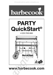 Barbecook PARTY QuickStart 223.7553.900 Mode D'emploi