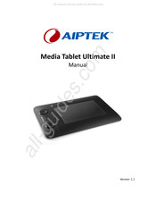 AIPTEK Media Tablet Ultimate II Manuel