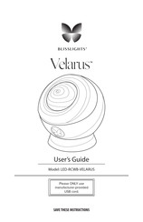 BlissLights Velarus LED-RCWB-VELARUS Guide De L'utilisateur