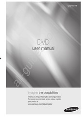 Samsung DVD-R174 Mode D'emploi