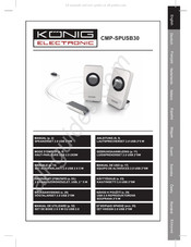 König Electronic CMP-SPUSB30 Mode D'emploi