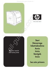HP Color LaserJet 3550 Série Démarrage