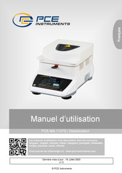 PCE Instruments PCE-MA 200TS Manuel D'utilisation