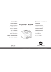 Konica Minolta magicolor 2530 DL Guide D'installation