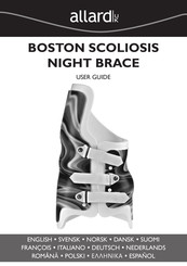 Allard BOSTON SCOLIOSIS NIGHT BRACE Mode D'emploi