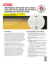 Kidde P3010H-CA Mode D'emploi