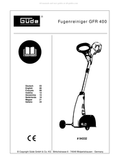 Güde 94332 Mode D'emploi