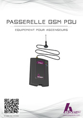 ANEP PASSERELLE GSM PGU Mode D'emploi