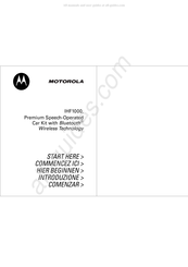 Motorola IHF1000 Commencer Ici