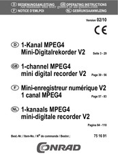 Conrad 75 16 91 Mode D'emploi