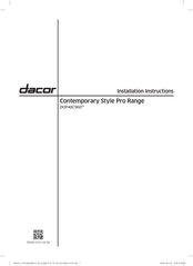 Dacor DOP48C96D Serie Instructions D'utilisation