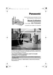 Panasonic KX-TG5240C Manuel D'utilisation