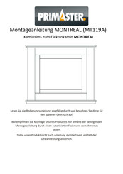 PrimAster MONTREAL Instructions De Montage