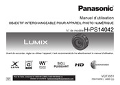 Panasonic LUMIX H-PS14042 Manuel D'utilisation