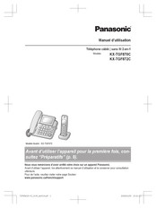 Panasonic KX-TGF870C Manuel D'utilisation