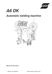 ESAB A6 DK Manuel D'instructions