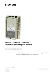 Siemens LME71 Serie Information Produit