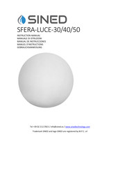 SINED SFERA-LUCE-30 Manuel D'instructions