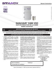 Sanuvox SANUVAIR S300 OZD Manuel D'instructions