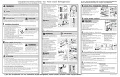 Frigidaire GALLERY Serie Instructions D'installation
