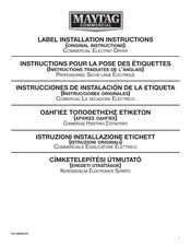 Maytag Commercial MDE20MNTGW Manuel D'instructions