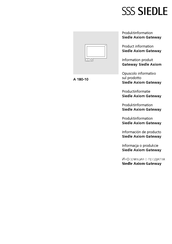 SSS Siedle A 180-10 Information Produit