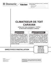 Dometic CAL61.401 Directives D'installation