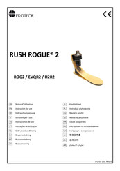 PROTEOR RUSH ROGUE 2 Notice D'utilisation