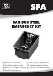 SFA SANISUB STEEL EMERGENCY KIT Notice De Service