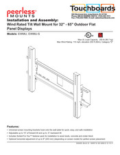 PEERLESS Mounts EWMU-S Installation Et Assemblage