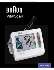 Braun VitalScan BPW 4100 Mode D'emploi