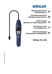 Wohler RL 200 Mode D'emploi