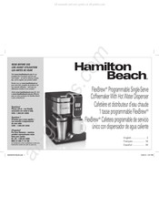 Hamilton Beach FlexBrew 49988 Mode D'emploi