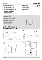 Sauter ecoUnit EY-RU 341 Instructions De Montage
