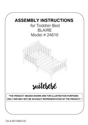 Suitebebe Blaire 24610 Instructions D'assemblage