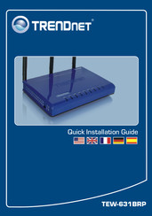 TRENDnet TEW-631BRP Guide D'installation Rapide