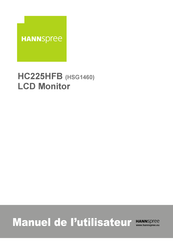 HANNspree HC225HFB Manuel De L'utilisateur