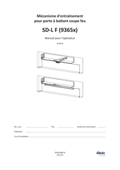 Glutz SD-L F 9365 Serie Guide De L'opérateur
