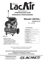 Lacme LacAir MaxAir 20/24-3 Mode D'emploi