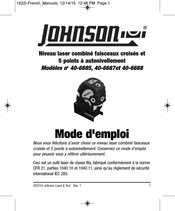 Johnson 40-6687 Mode D'emploi