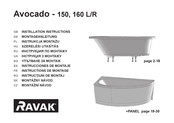 RAVAK Avocado 160 R Instructions De Montage