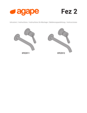 agape Fez 2 EFEZ012 Instructions De Montage