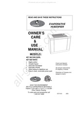 EssickAir 4D7 300 OAK BURL Manuel D'entretien Et D'utilisation