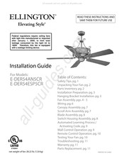Ellington Elevating Style E-DER54ESP5CR Guide D'installation