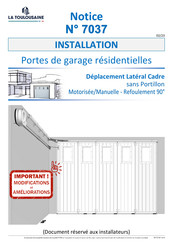 La Toulousaine 7037 Notice